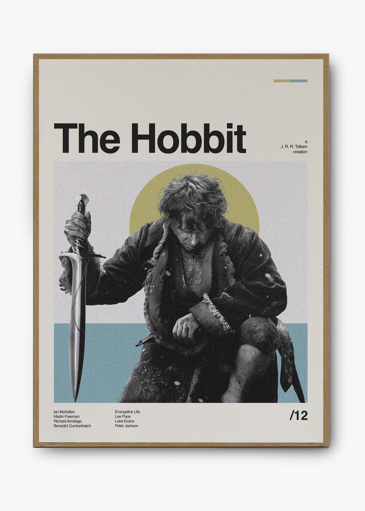Quadro decorativo The Hobbit — arte de cinema para parede | Cübe Quadros