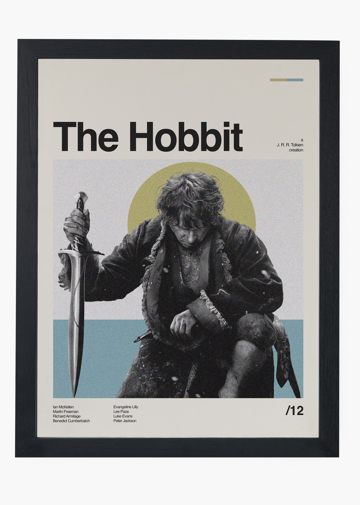 Quadro decorativo The Hobbit — arte de cinema para parede | Cübe Quadros