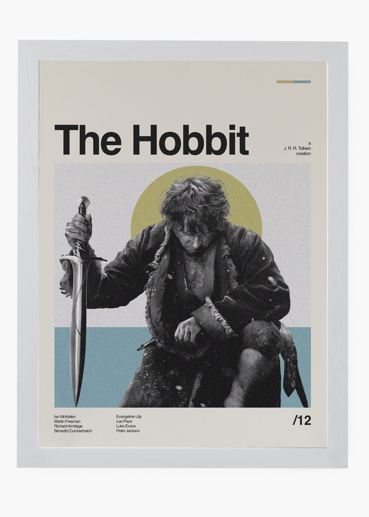 Quadro decorativo The Hobbit — arte de cinema para parede | Cübe Quadros