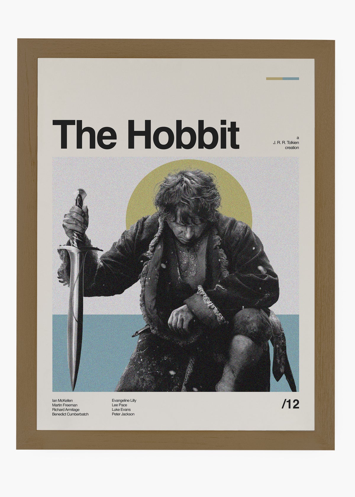 Quadro decorativo The Hobbit — arte de cinema para parede | Cübe Quadros