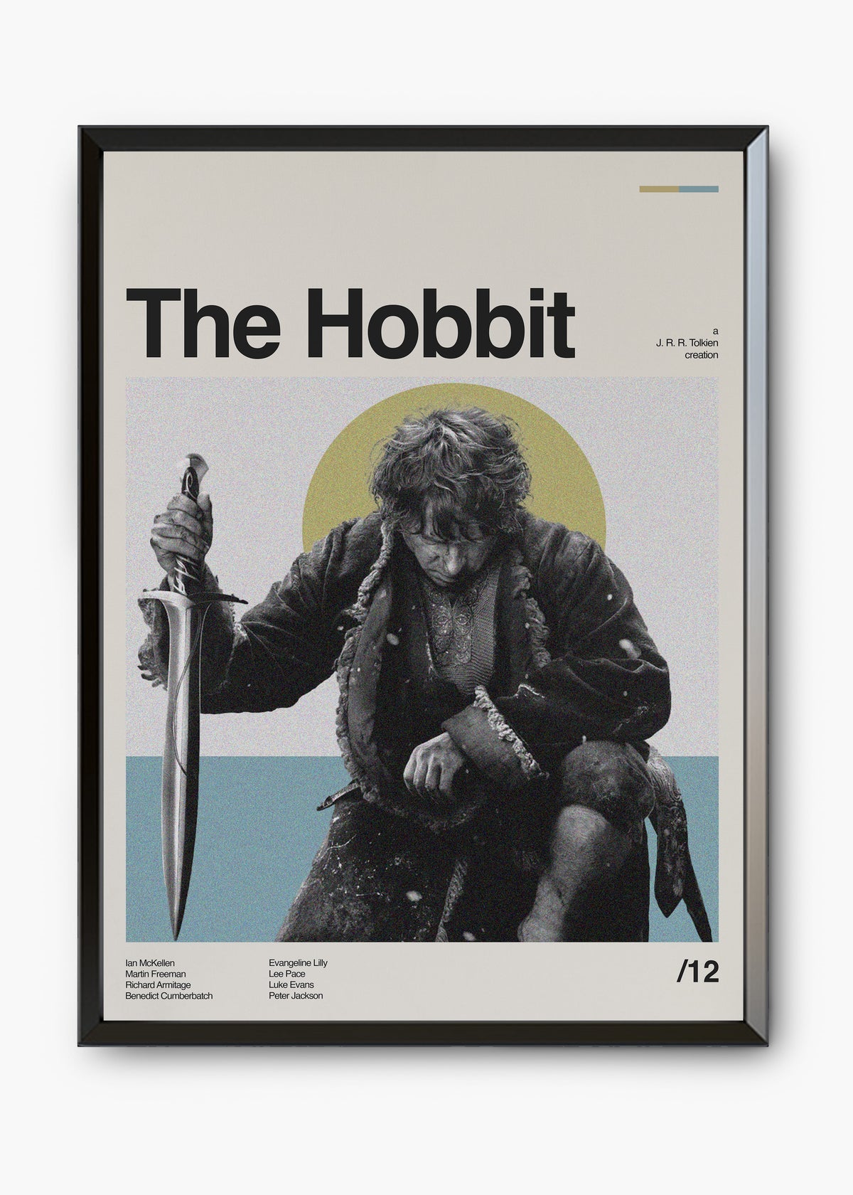 Quadro decorativo The Hobbit — arte de cinema para parede | Cübe Quadros