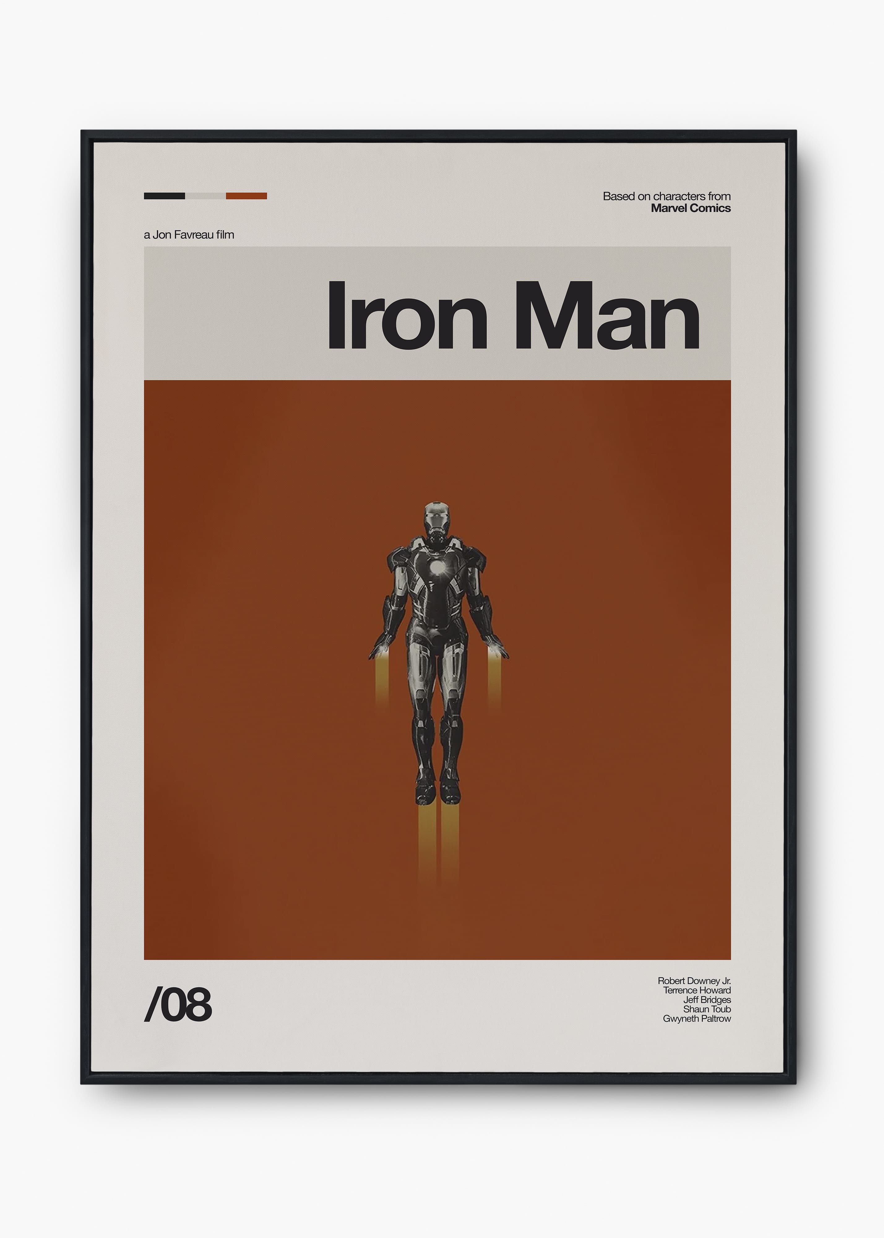 Quadro Homem de Ferro - Iron Man