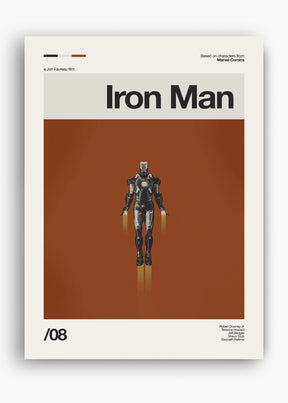 Quadro Homem de Ferro - Iron Man