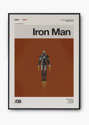 Quadro Homem de Ferro - Iron Man