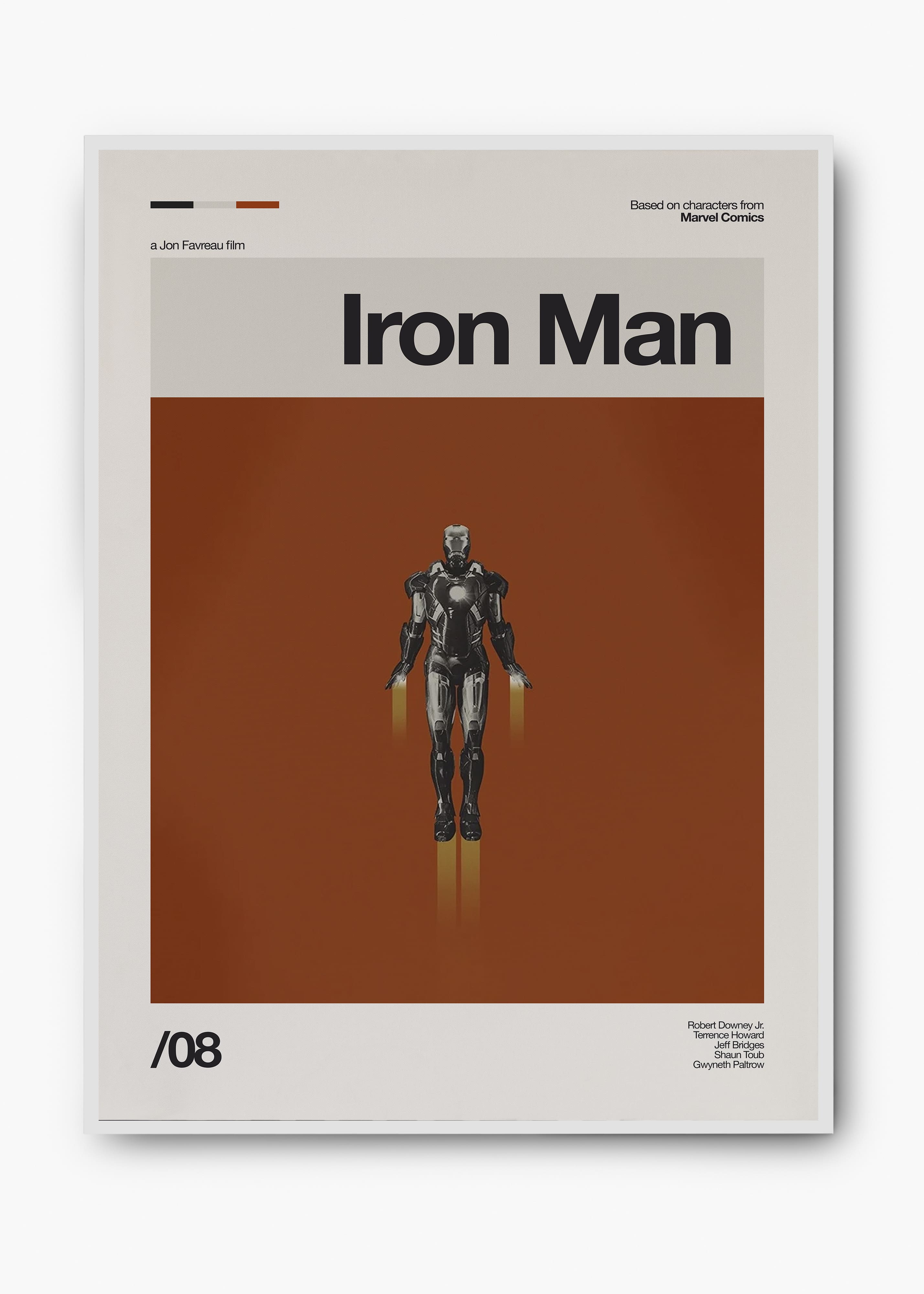 Quadro Homem de Ferro - Iron Man