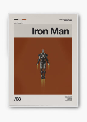 Quadro Homem de Ferro - Iron Man