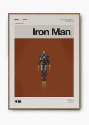 Quadro Homem de Ferro - Iron Man