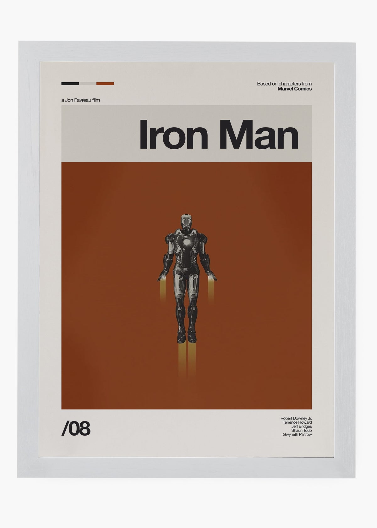 Quadro decorativo Homem de Ferro Iron Man — arte de cinema para parede | Cübe Quadros