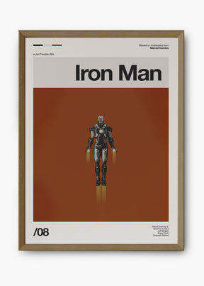 Quadro Homem de Ferro - Iron Man