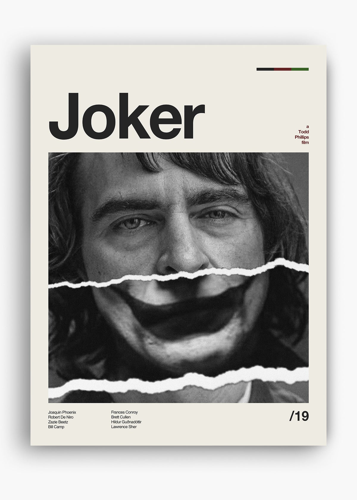 Quadro decorativo Coringa Joker — arte de cinema para parede | Cübe Quadros