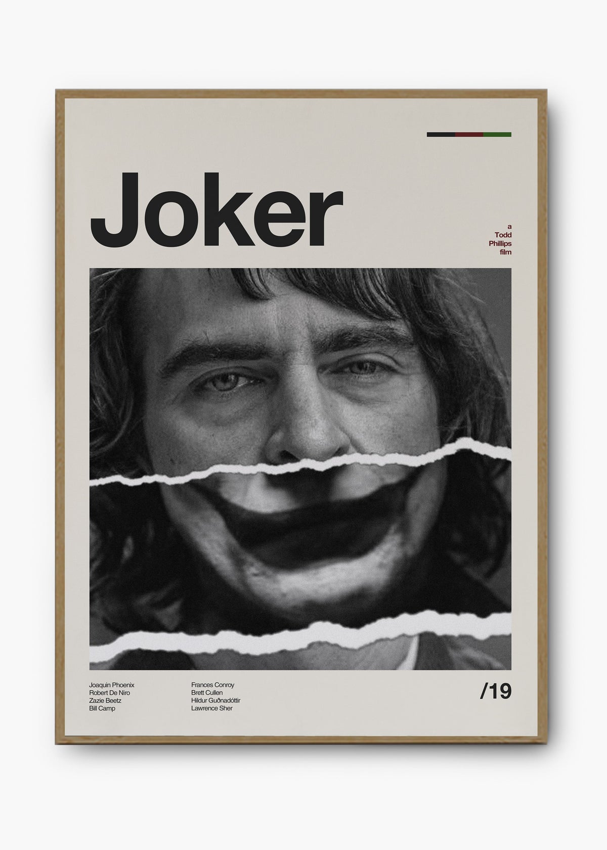 Quadro decorativo Coringa Joker — arte de cinema para parede | Cübe Quadros