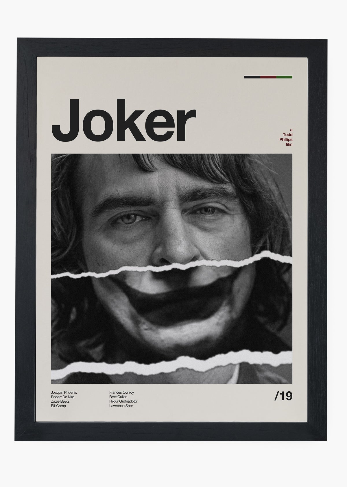 Quadro decorativo Coringa Joker — arte de cinema para parede | Cübe Quadros