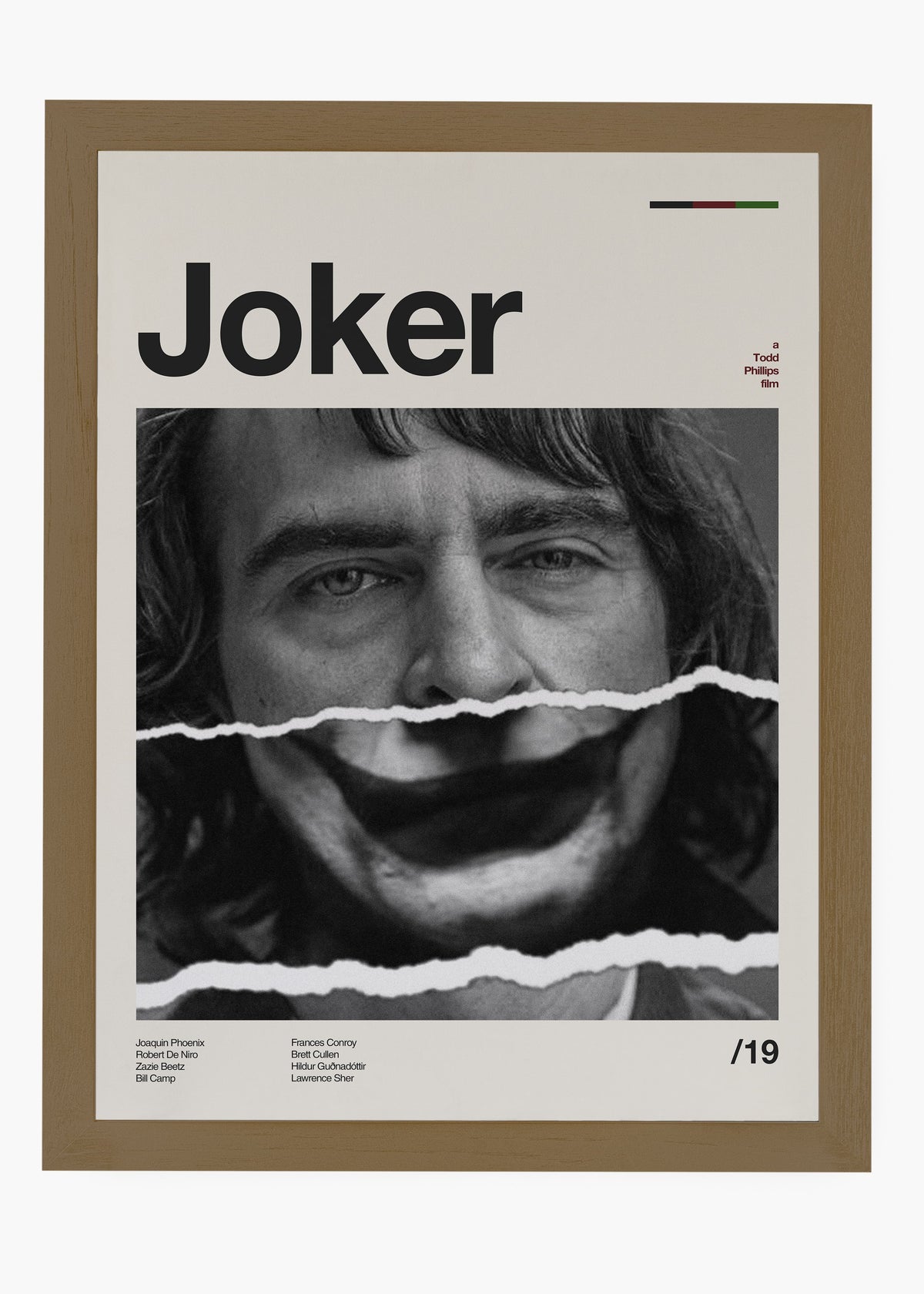 Quadro decorativo Coringa Joker — arte de cinema para parede | Cübe Quadros