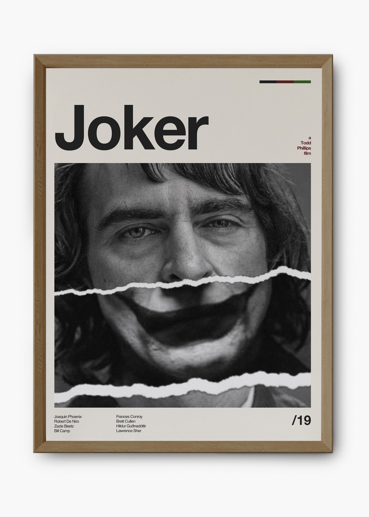 Quadro decorativo Coringa Joker — arte de cinema para parede | Cübe Quadros
