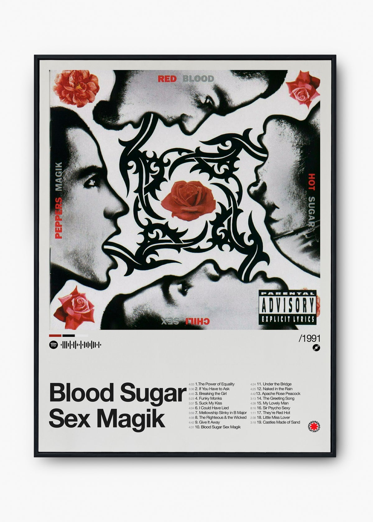 Quadro Red Hot Chili Peppers Blood Sugar Sex Magik