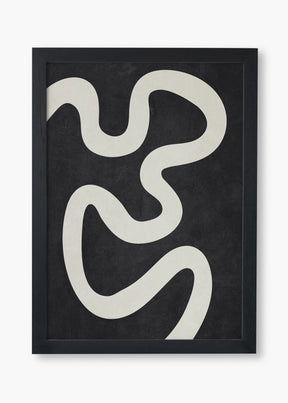 Quadro Flow Preto IX