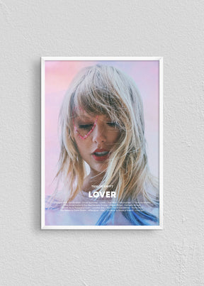 Quadro Taylor Swift Lover Capa