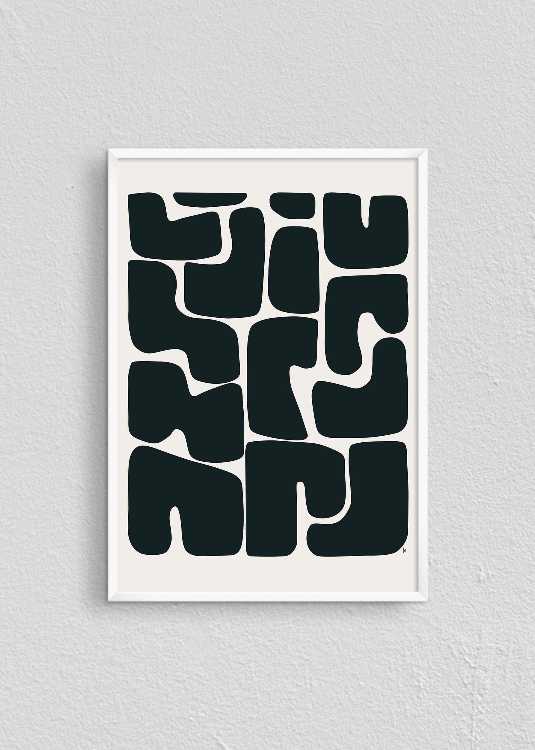 Quadro Flow Preto VI