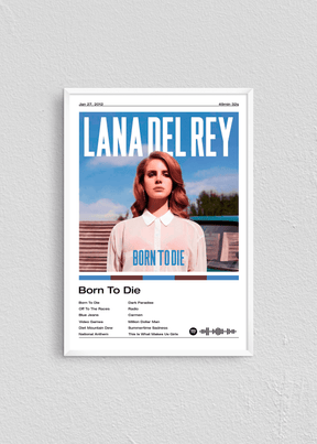 Quadro Lana Del Rey Born To Die
