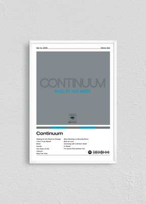 Quadro John Mayer Continuum