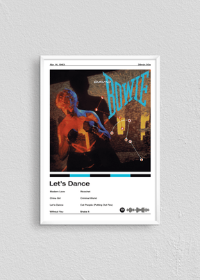 Quadro David Bowie Let's Dance
