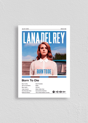 Quadro Lana Del Rey Born To Die