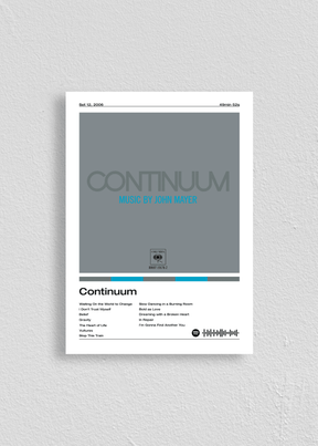Quadro John Mayer Continuum