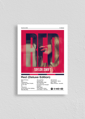Quadro Taylor Swift Red Deluxe Edition