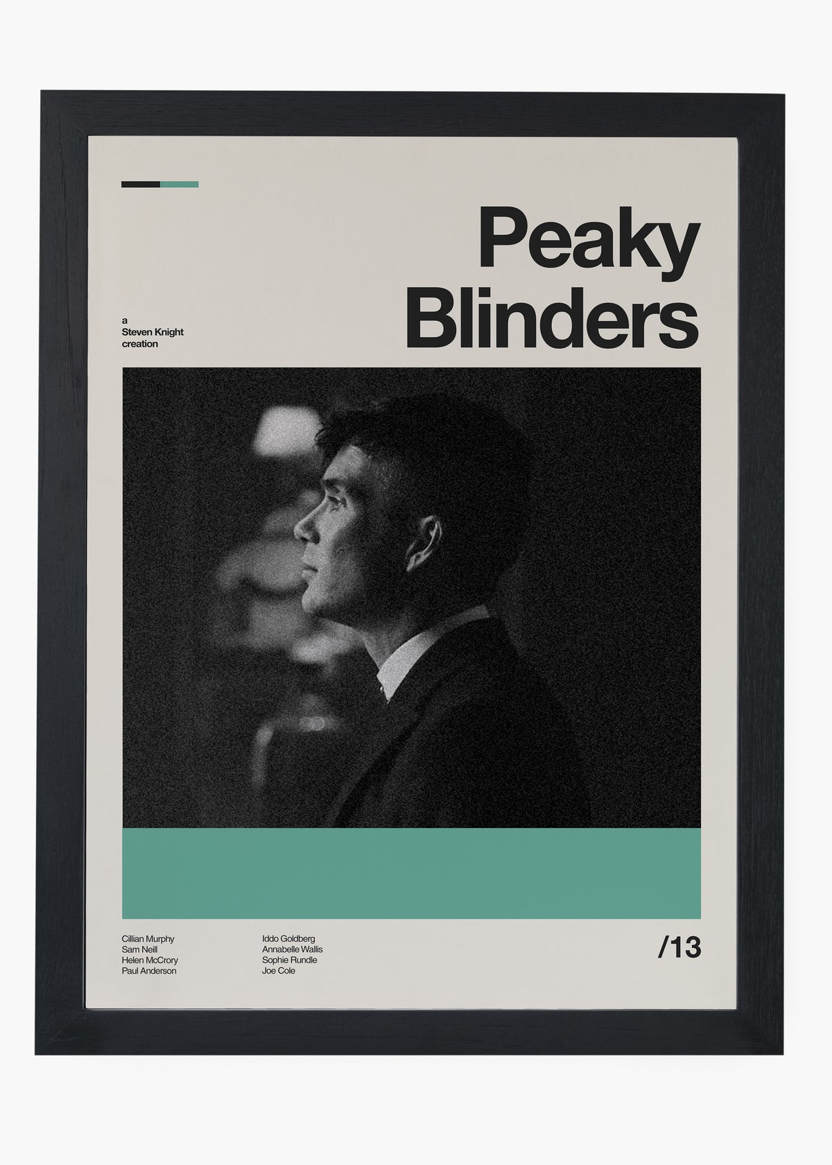 Quadro decorativo Peaky Blinders — arte de série para parede | Cübe Quadros