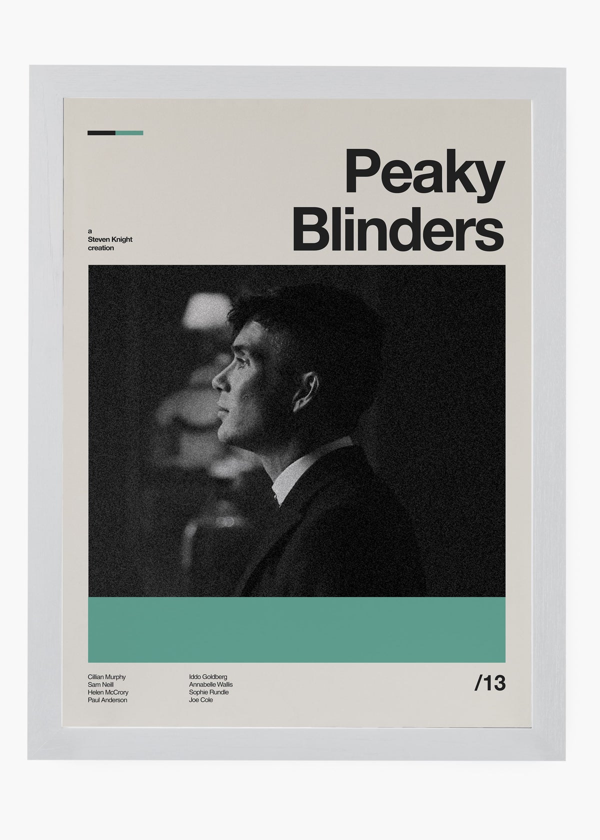 Quadro decorativo Peaky Blinders — arte de série para parede | Cübe Quadros