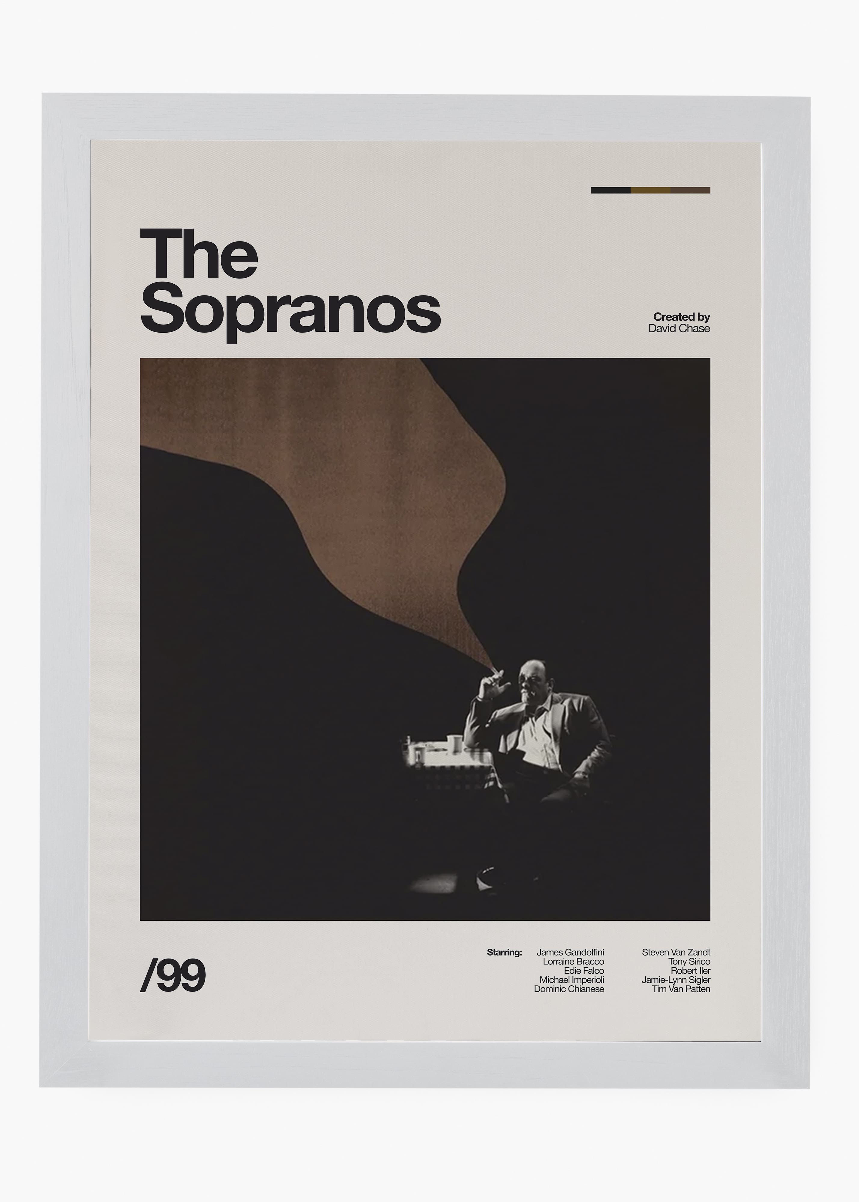 Quadro decorativo The Sopranos — arte de série para parede | Cübe Quadros