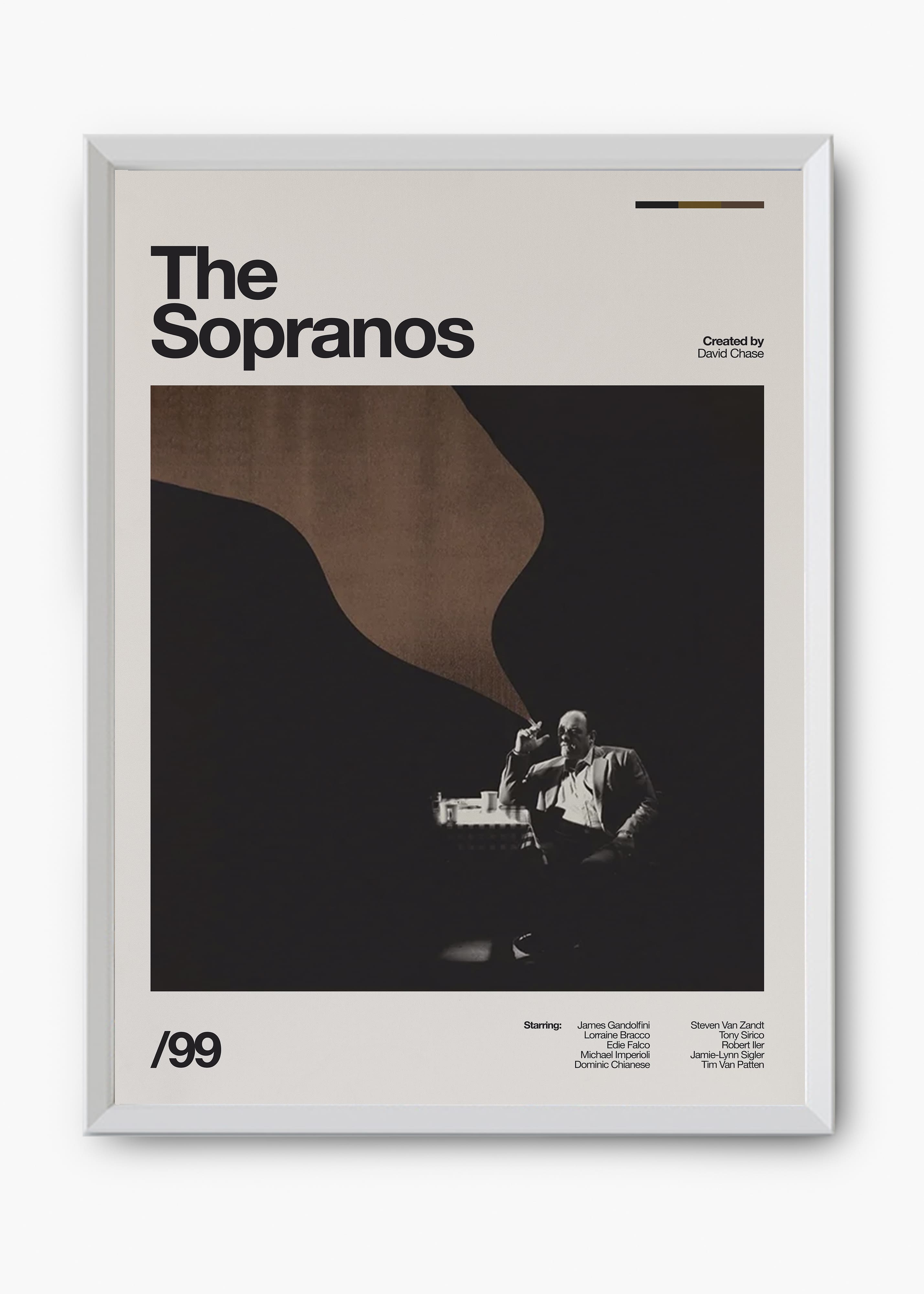 Quadro decorativo The Sopranos — arte de série para parede | Cübe Quadros