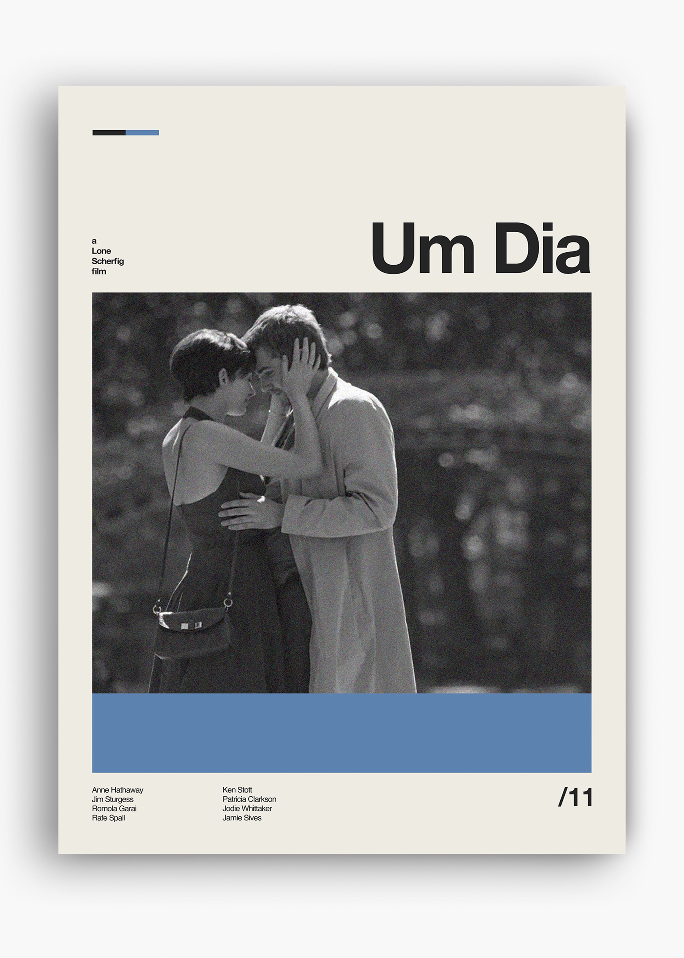 Quadro decorativo Um Dia — arte de cinema para parede | Cübe Quadros