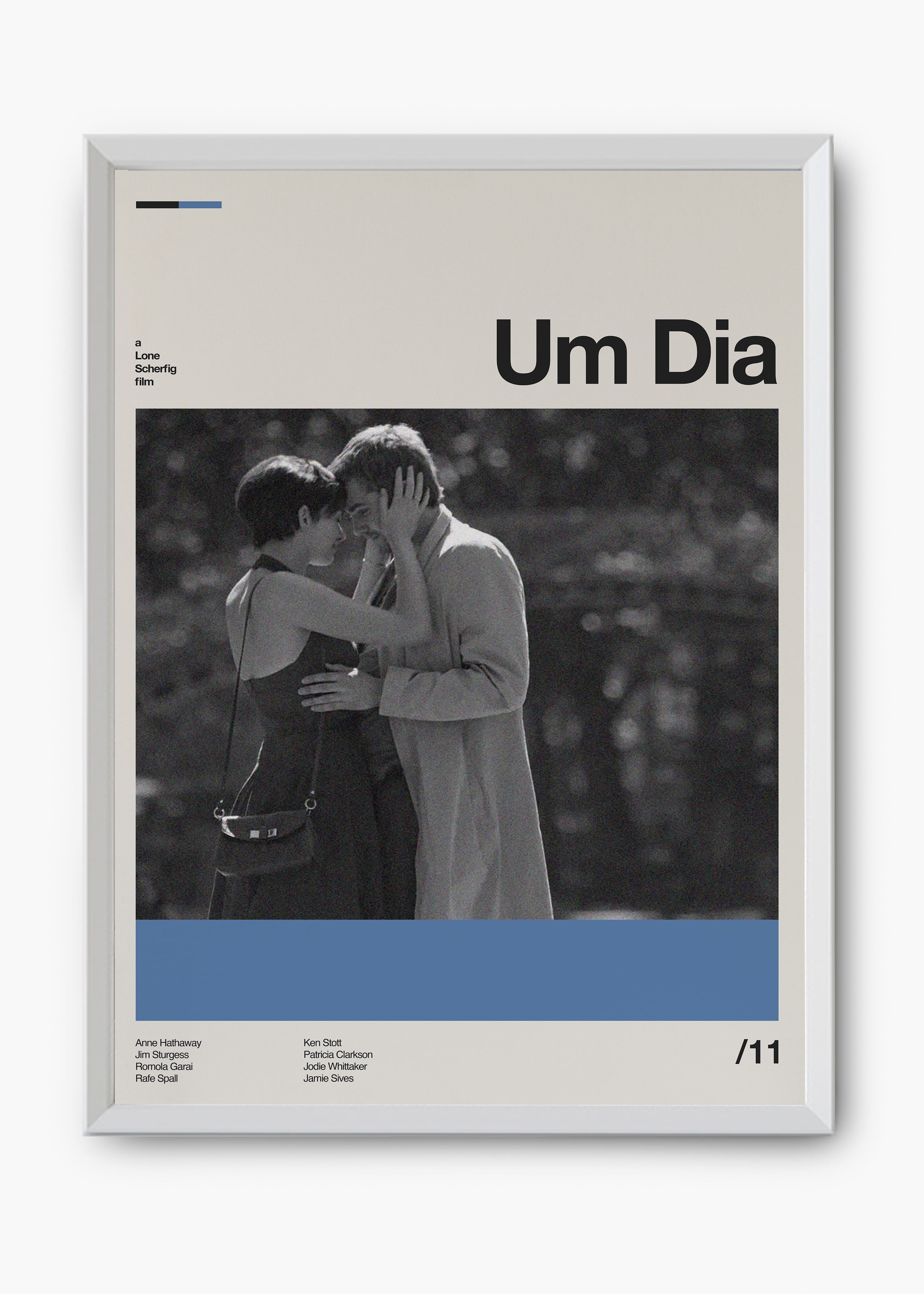 Quadro decorativo Um Dia — arte de cinema para parede | Cübe Quadros