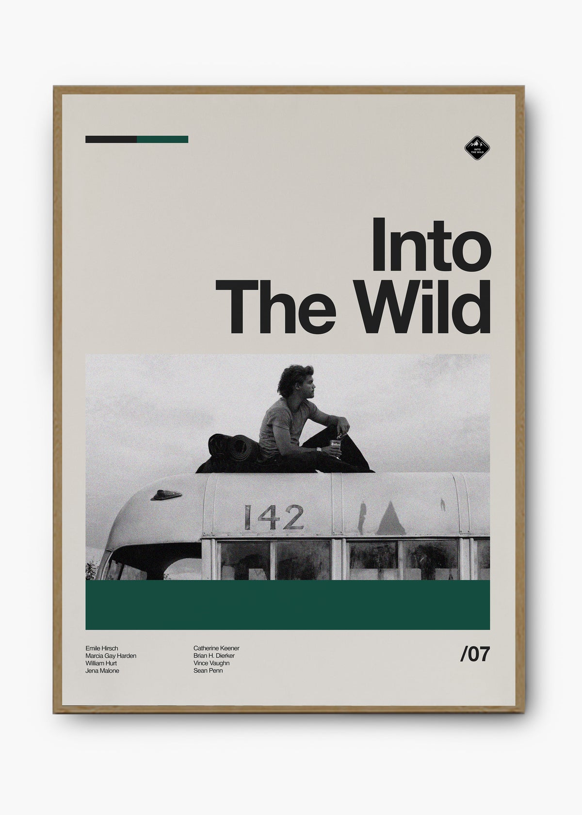Quadro decorativo Into the Wild — arte de cinema para parede | Cübe Quadros