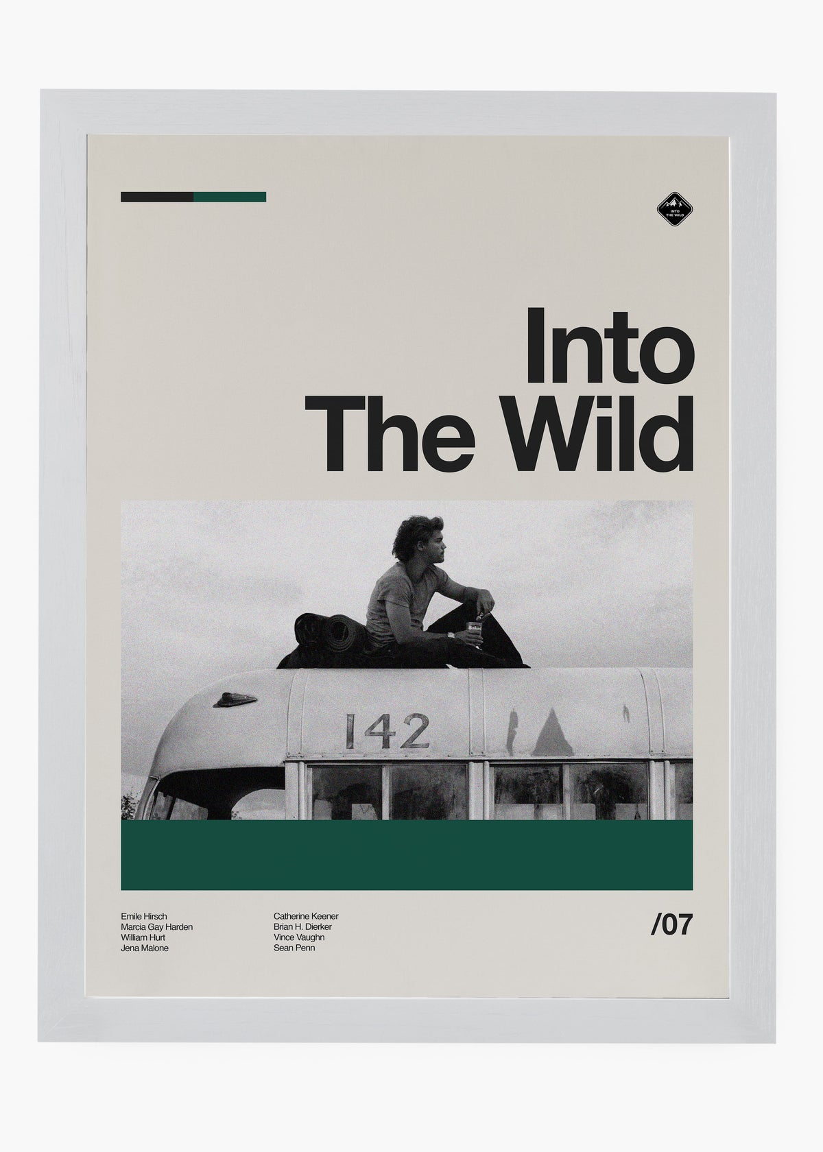 Quadro decorativo Into the Wild — arte de cinema para parede | Cübe Quadros
